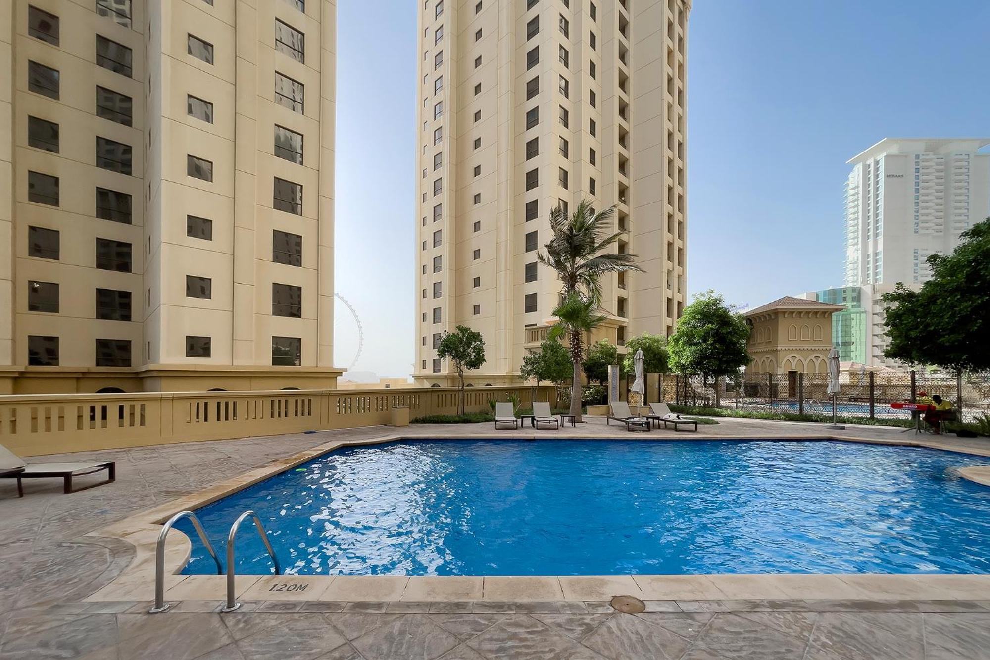 Premium 2Bdr Apartment See View Bahar 4 Jbr Dubai Exterior foto